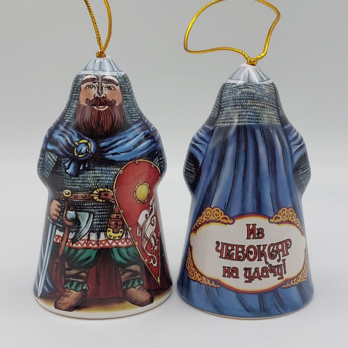 Колокольчик Богатырь керам.