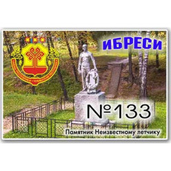 Магнит акриловый 80*50 Ибреси №133