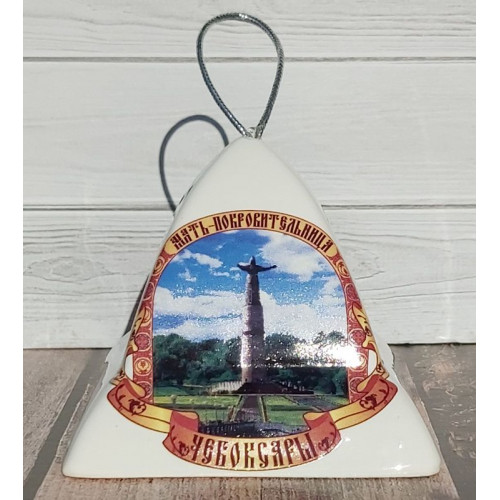 Колокольчик квадратный средний керам. 
