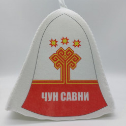 Шапка банная Чун савни (принт)