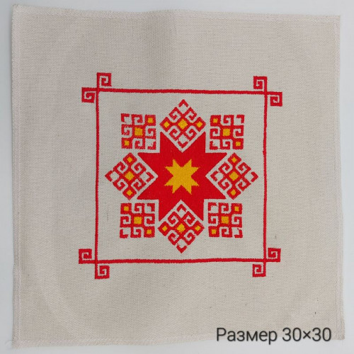 Салфетка вышивка 001 30*30