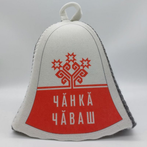 Шапка банная Чанка чаваш (принт)