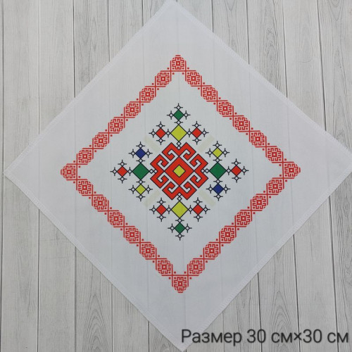 Салфетка вышивка 013 30*30 (принт) 