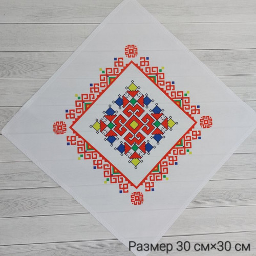 Салфетка вышивка 005 30*30 (принт) 