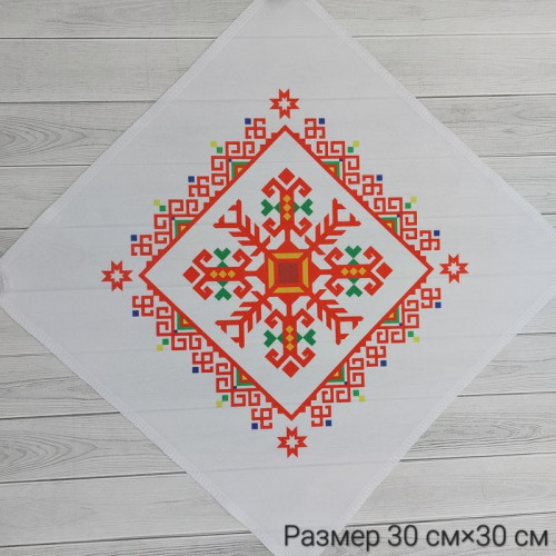 Салфетка вышивка 006 30*30 (принт) 