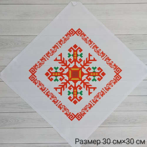 Салфетка вышивка 008 30*30 (принт) 