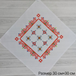 Салфетка вышивка 009 30*30 (принт) 
