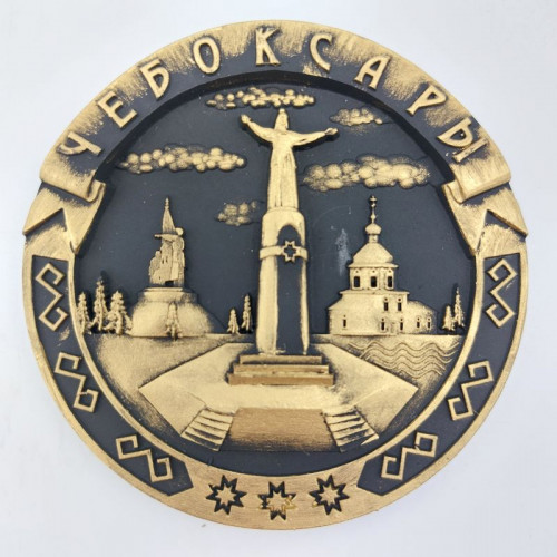 Магнит Медалька Мать полистоун