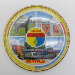 Магнит акриловый круглый Шемурша 01