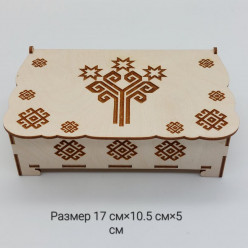 Шкатулка 17*10,5*5 см