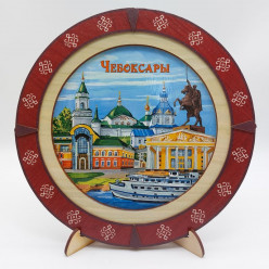 Тарелка 15 см деревянная