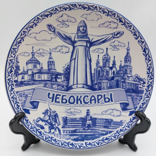 Тарелка 15 см Гжель 