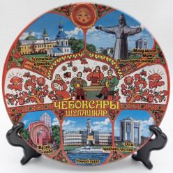 Тарелка 12 см Пермогорская роспись